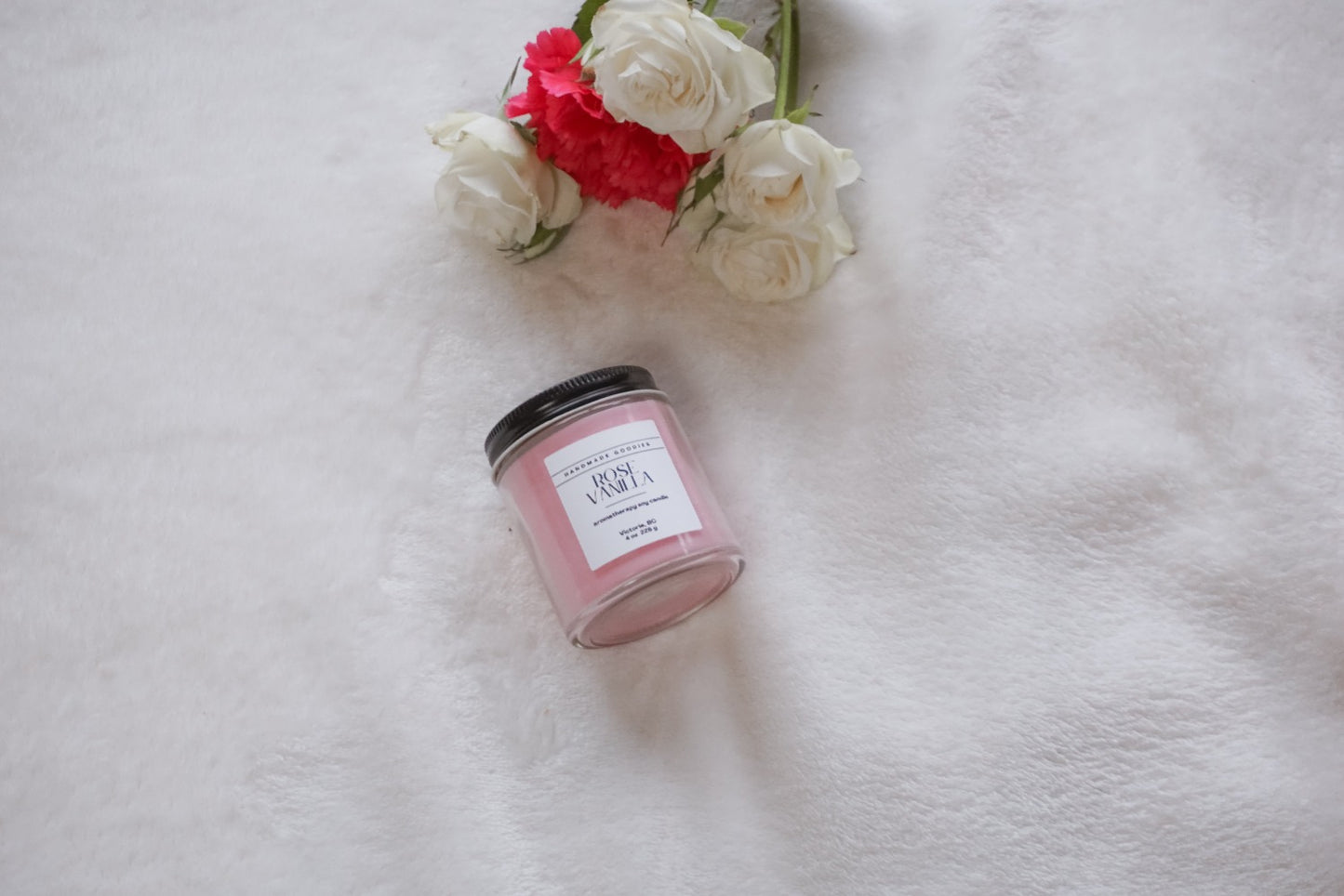 Rose Vanilla Soy Candle