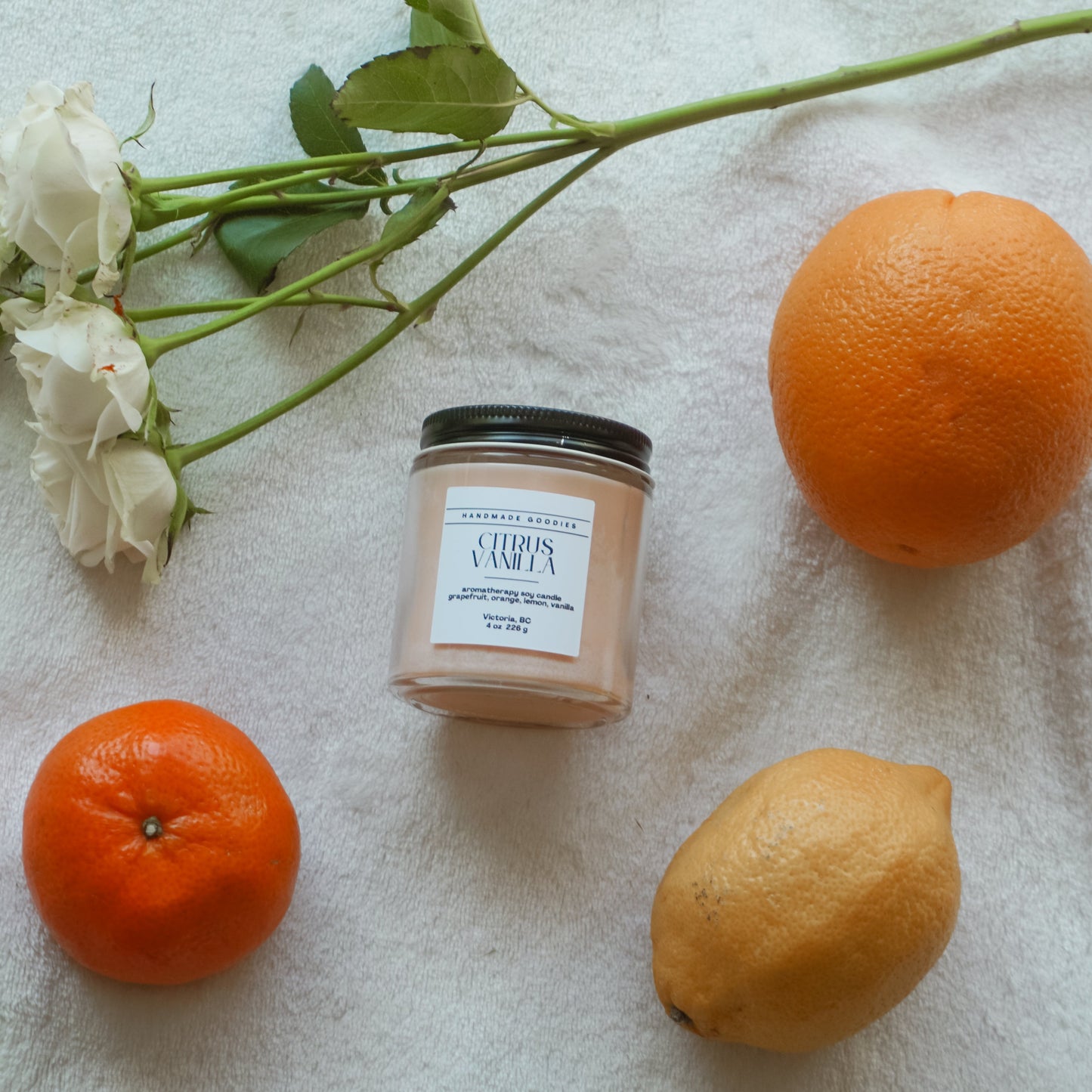 Citrus Vanilla Soy Candle