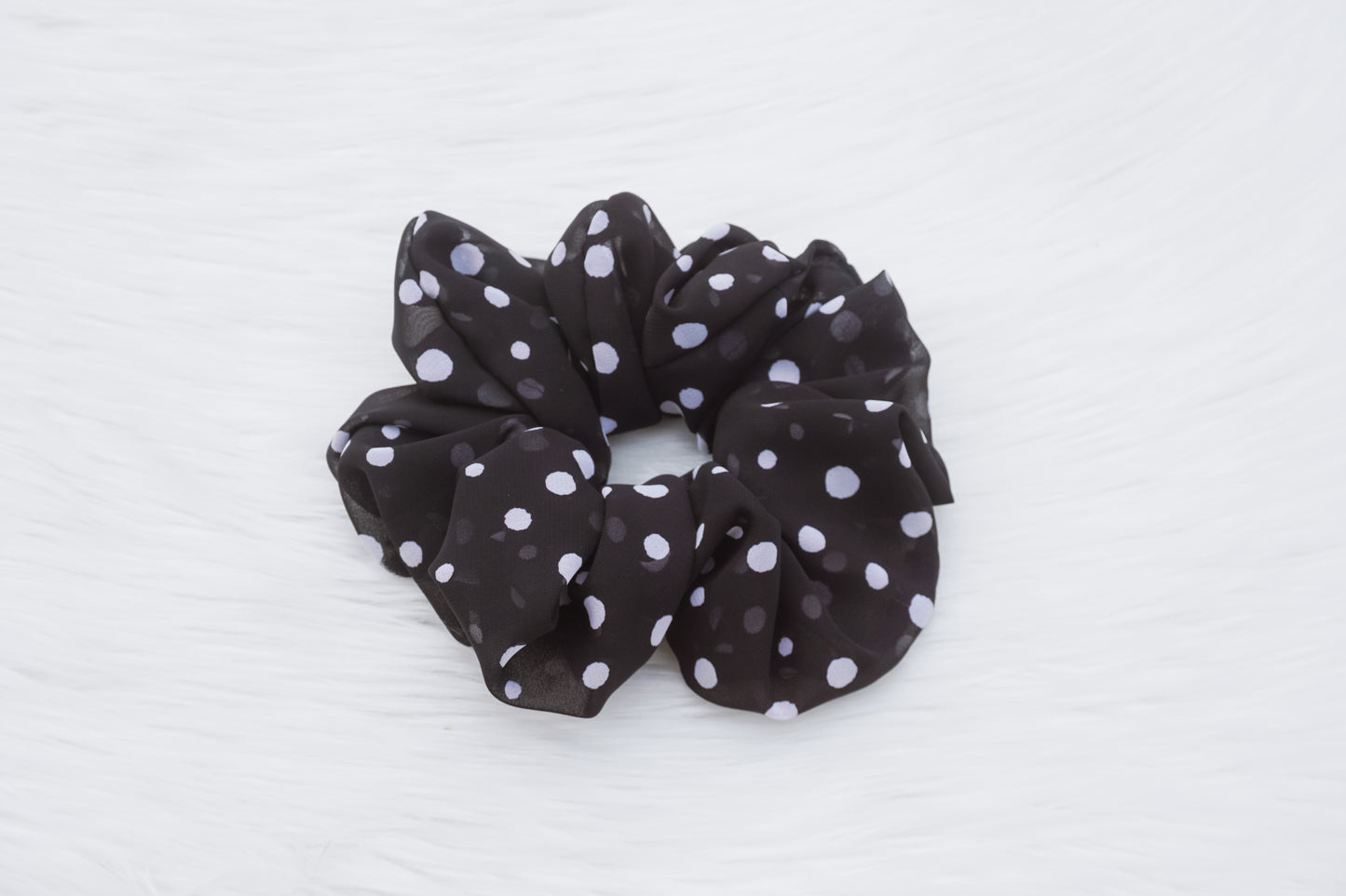 Polka Dot Scrunchie