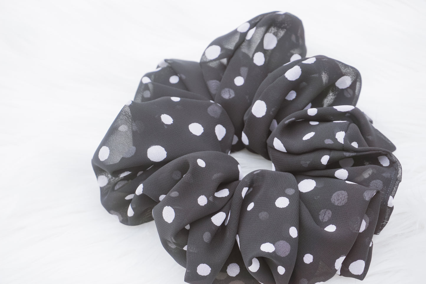 Polka Dot Scrunchie