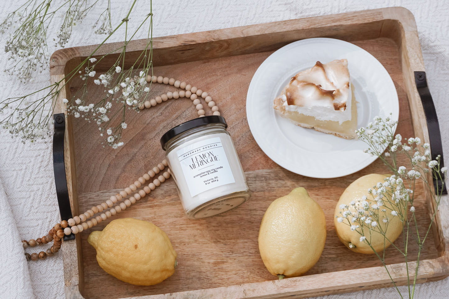 Lemon Meringue Soy Candle