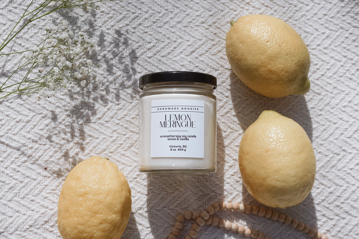 Lemon Meringue Soy Candle