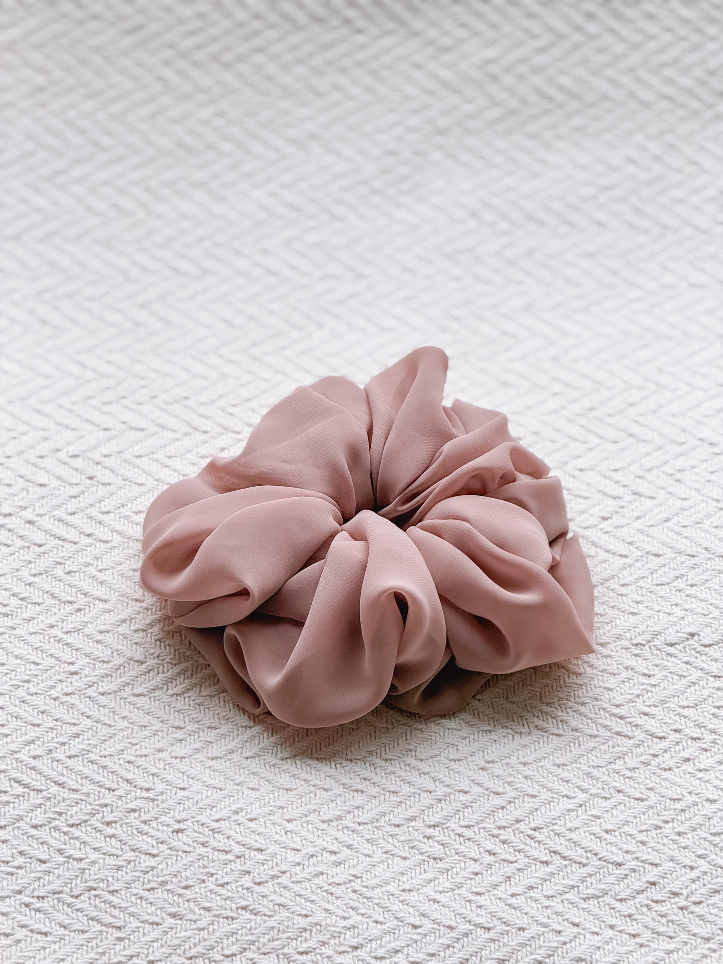 Nude Sheer Scrunchie