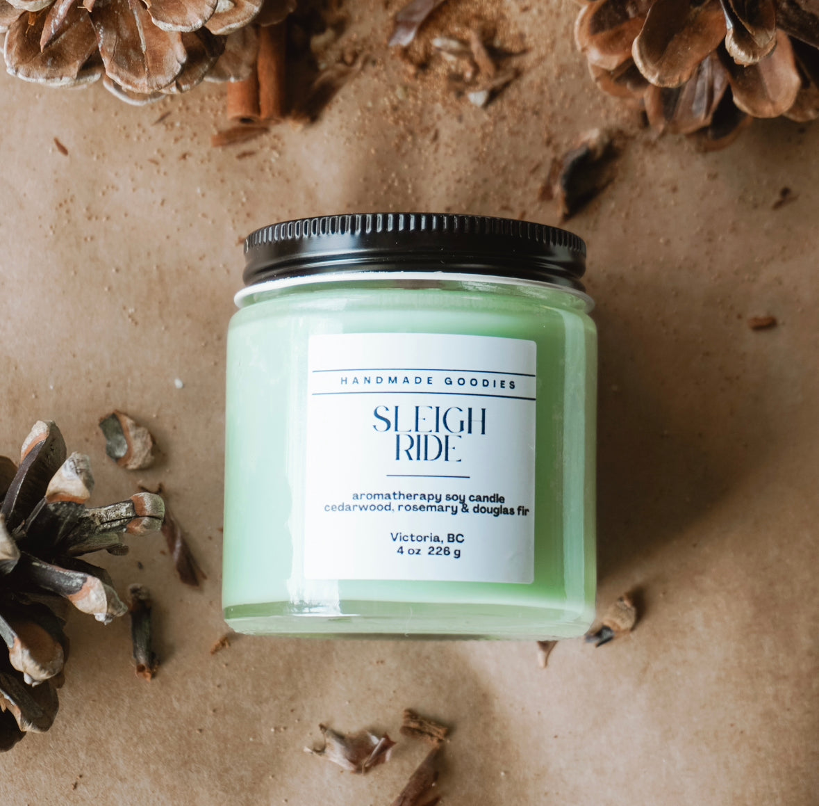 Sleigh Ride Holiday Scented Soy Candle