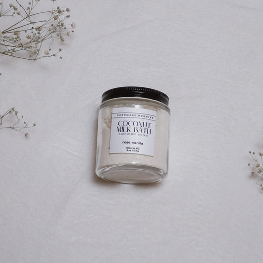 Rose Vanilla Coconut Milk Bath Soak