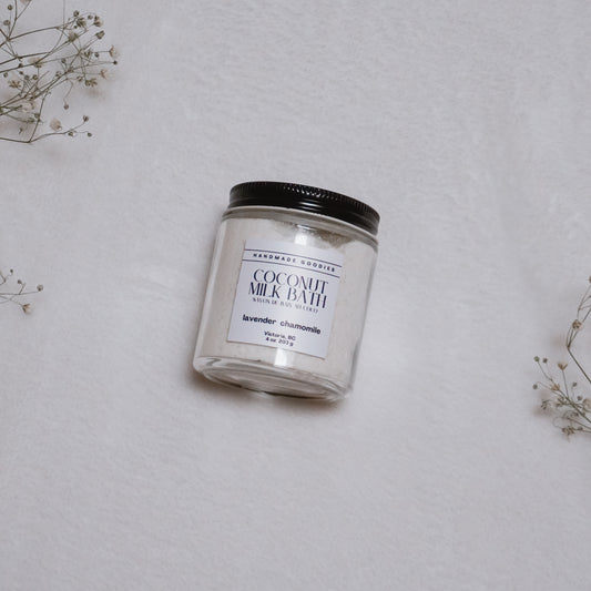 Lavender Chamomile Coconut Milk Bath Soak