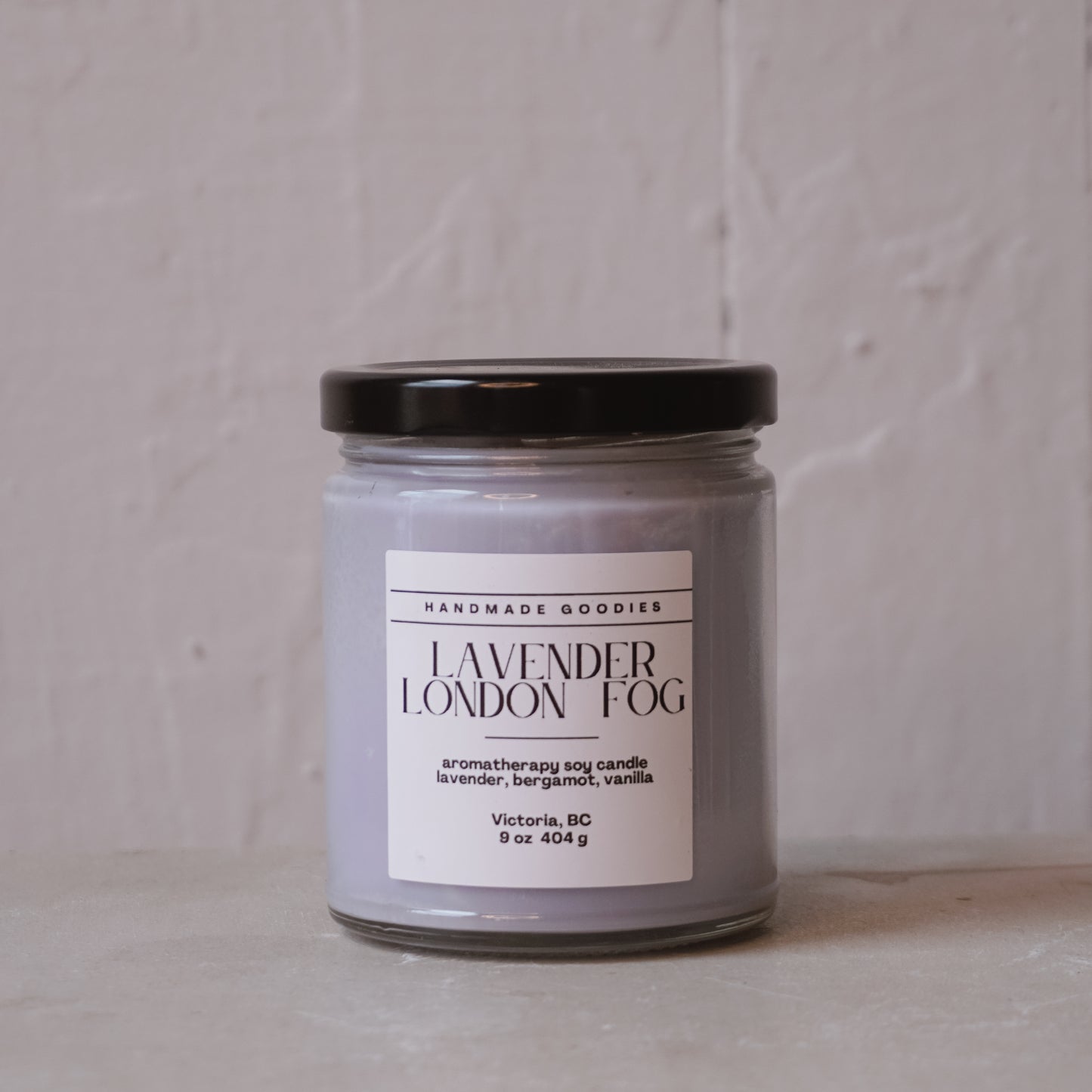 Lavender London Fog Soy Candle