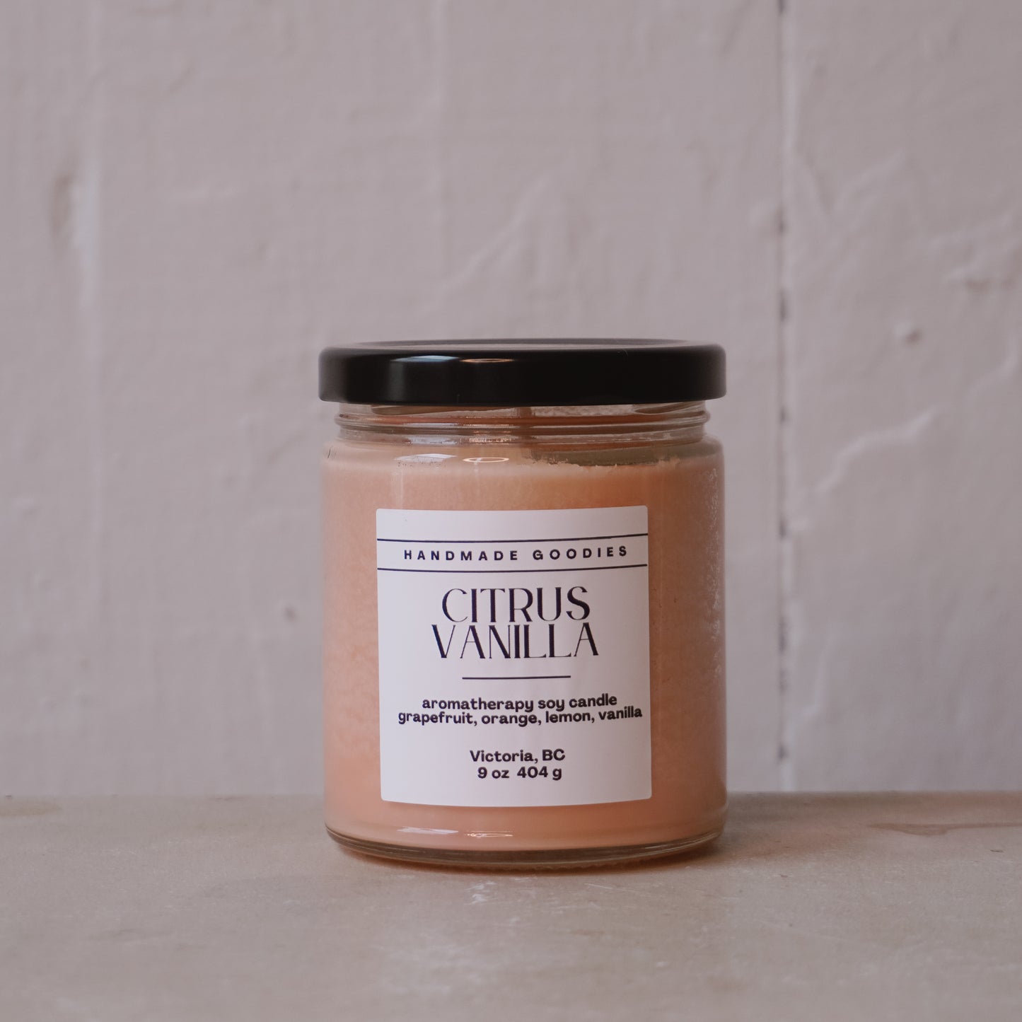 Citrus Vanilla Soy Candle