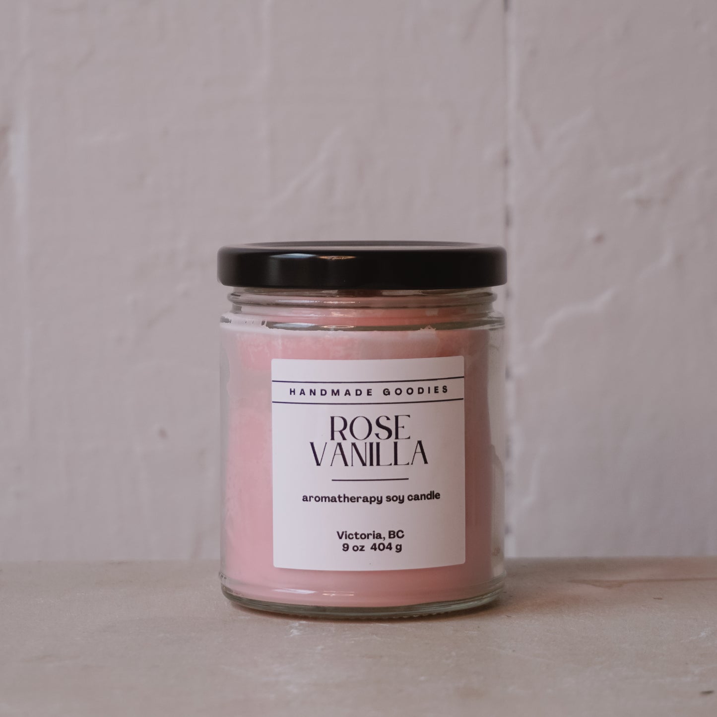 Rose Vanilla Soy Candle