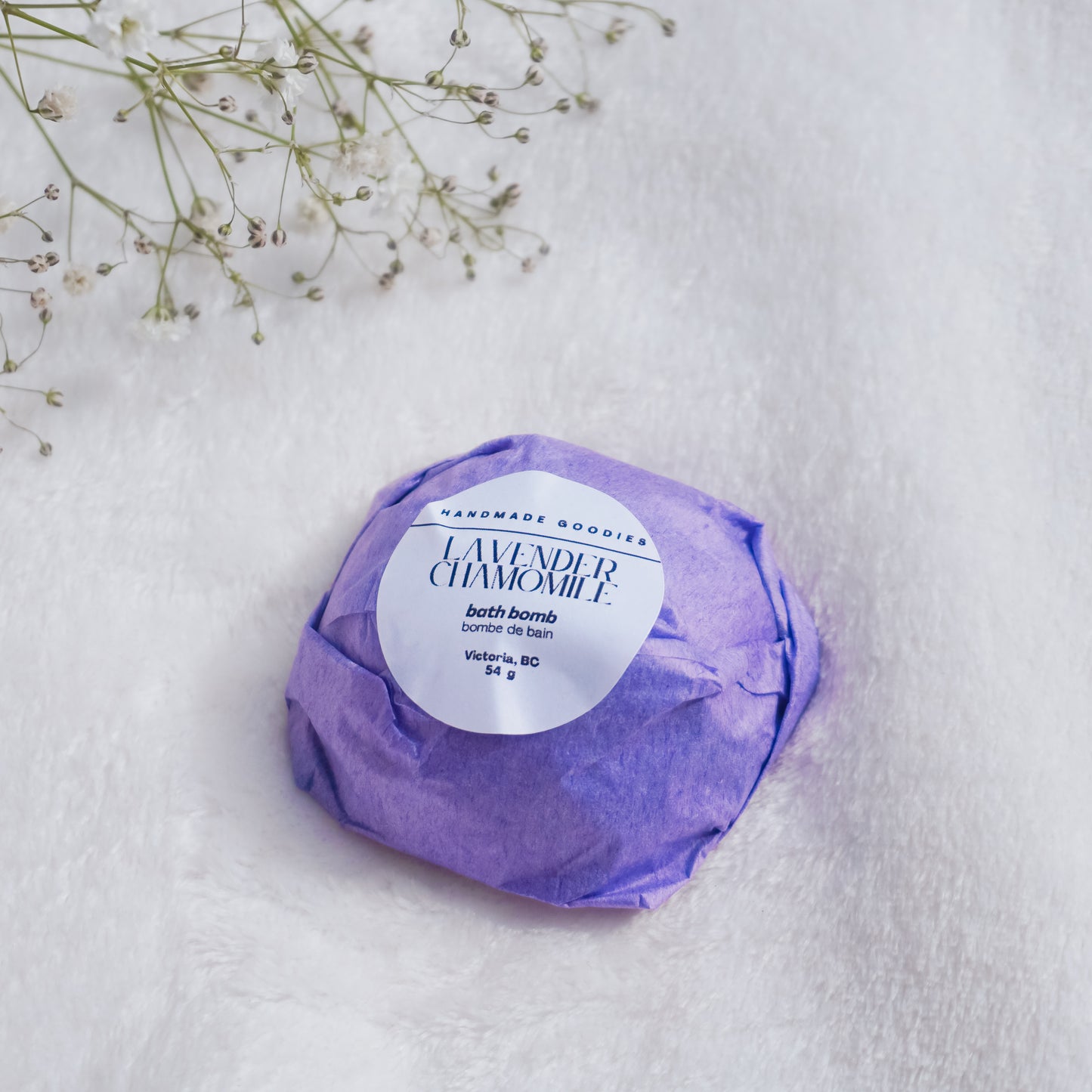 Lavender Chamomile Bath Bomb