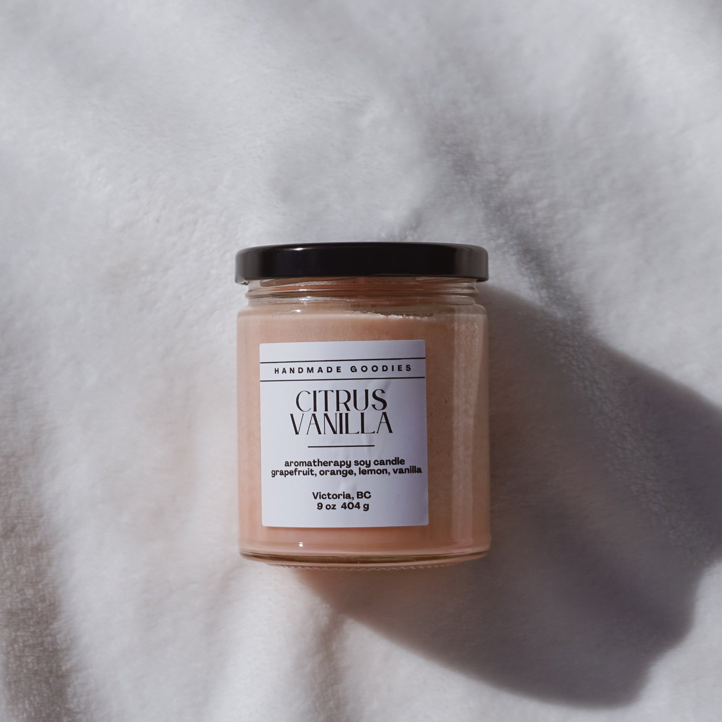 Citrus Vanilla Soy Candle