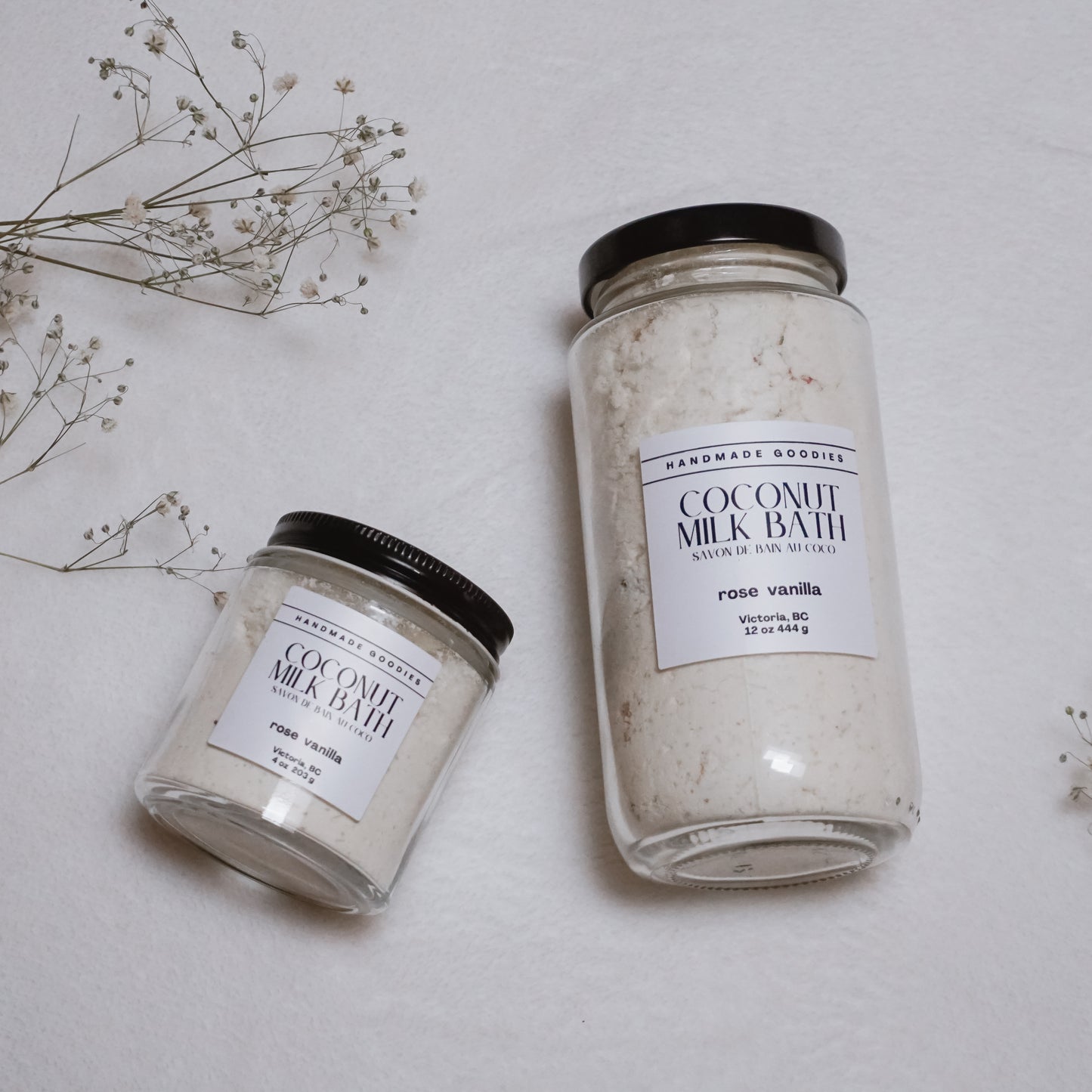 Rose Vanilla Coconut Milk Bath Soak