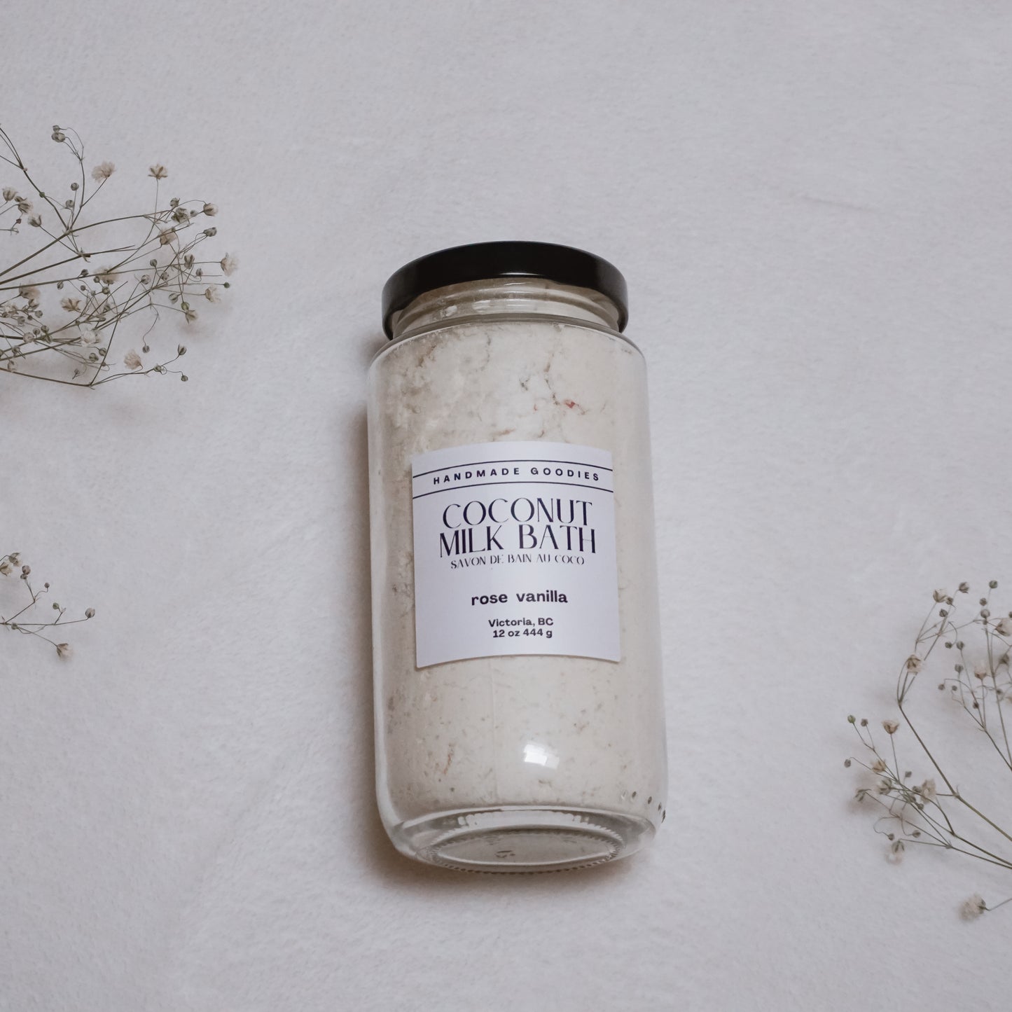 Rose Vanilla Coconut Milk Bath Soak