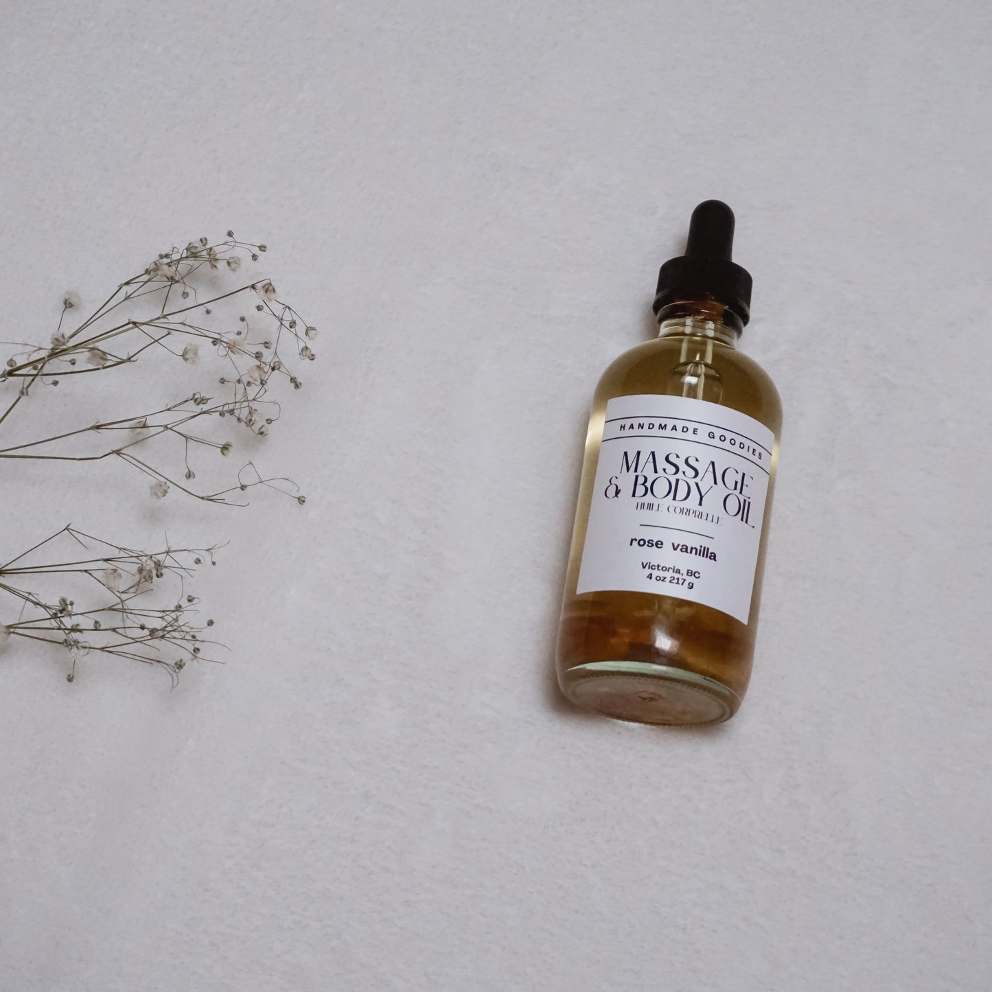 Rose Vanilla Massage and Body Oil
