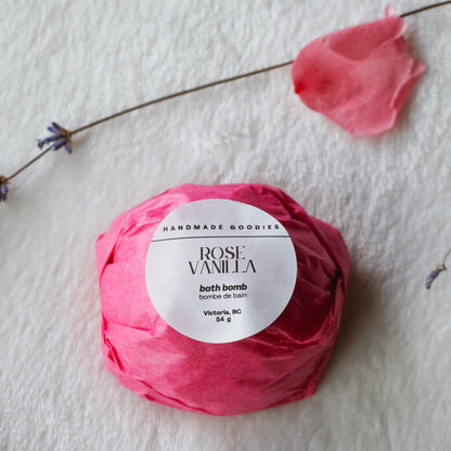 Rose Vanilla Bath Bomb