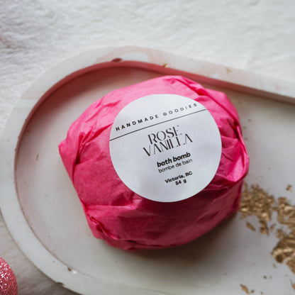 Rose Vanilla Bath Bomb