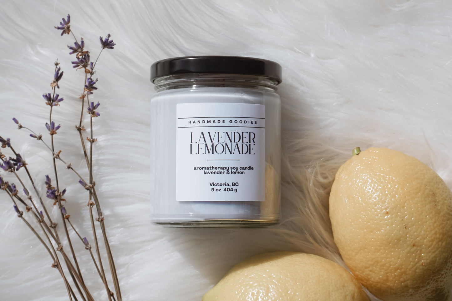 Lavender Lemonade Soy Candle