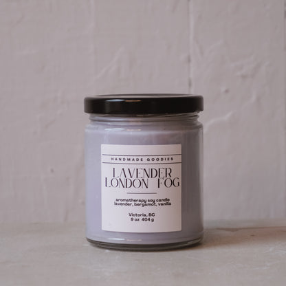 Lavender London Fog Soy Candle