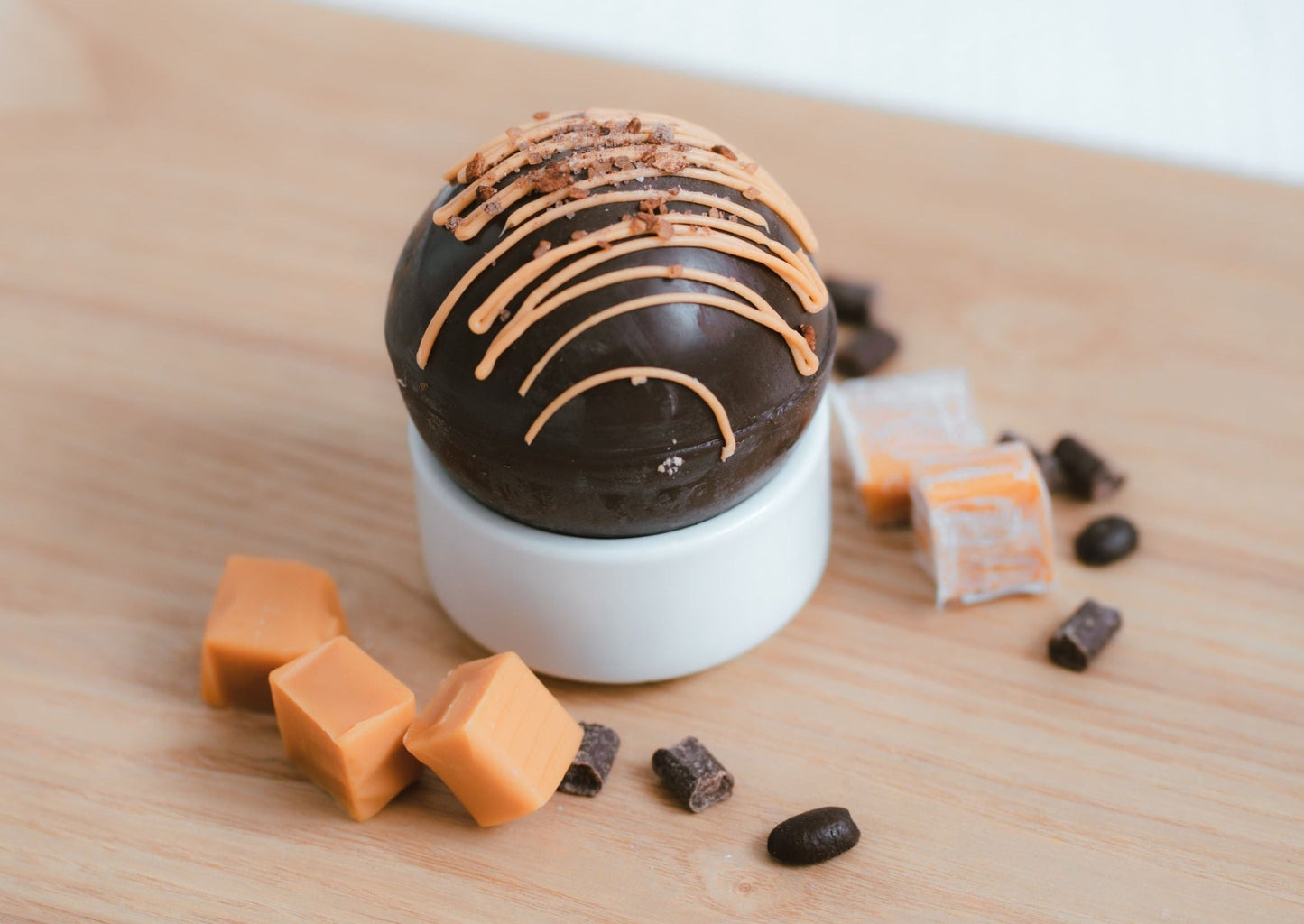 Salted Caramel Hot Chocolate Bomb Marshmallow Cocoa Bomb