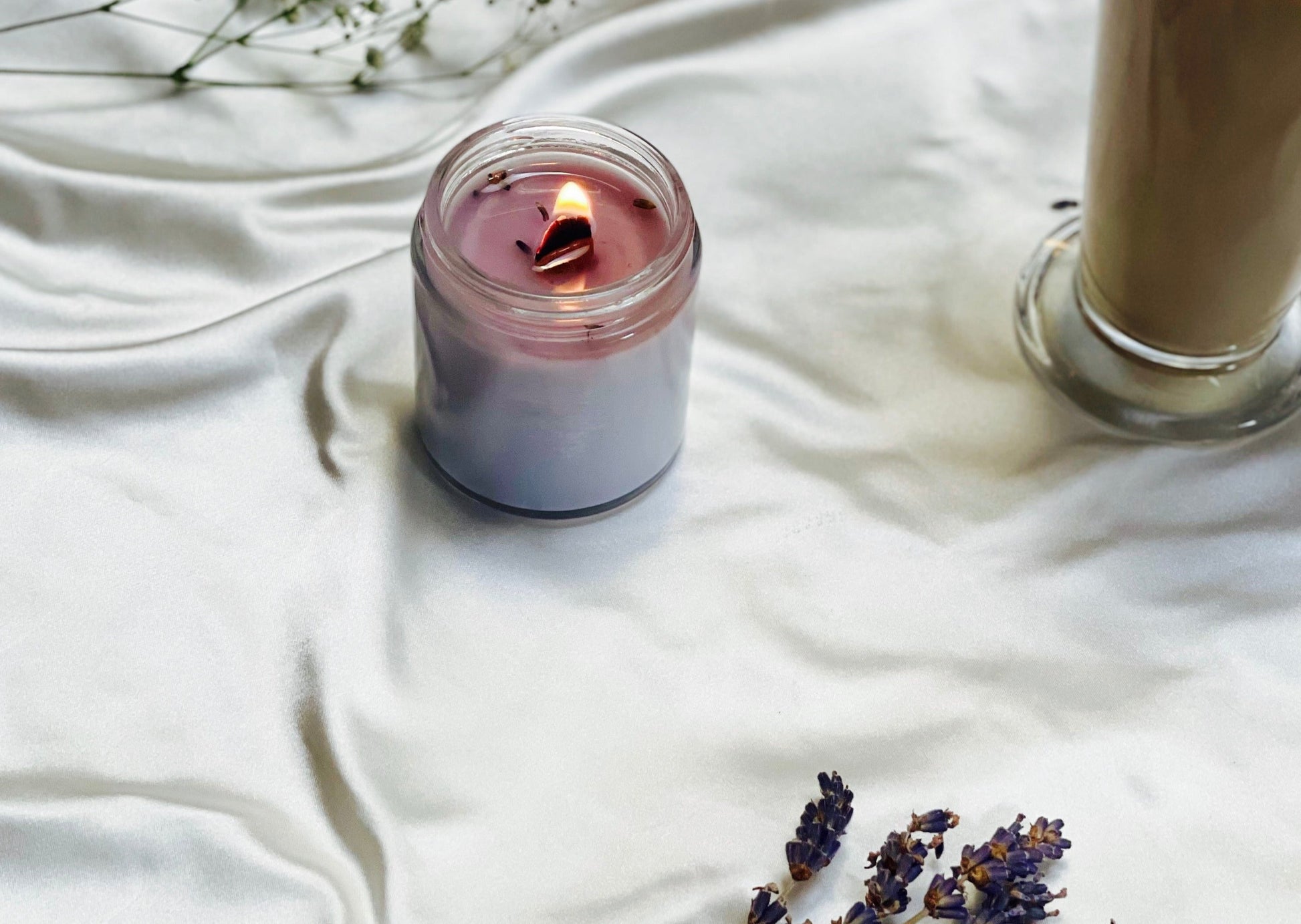 Lavender London Fog Soy Wax Container Candle