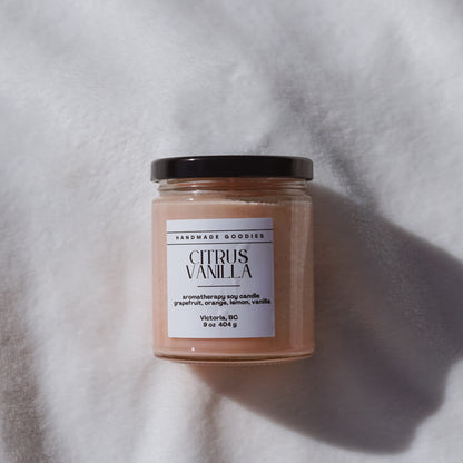 Citrus Vanilla Soy Candle
