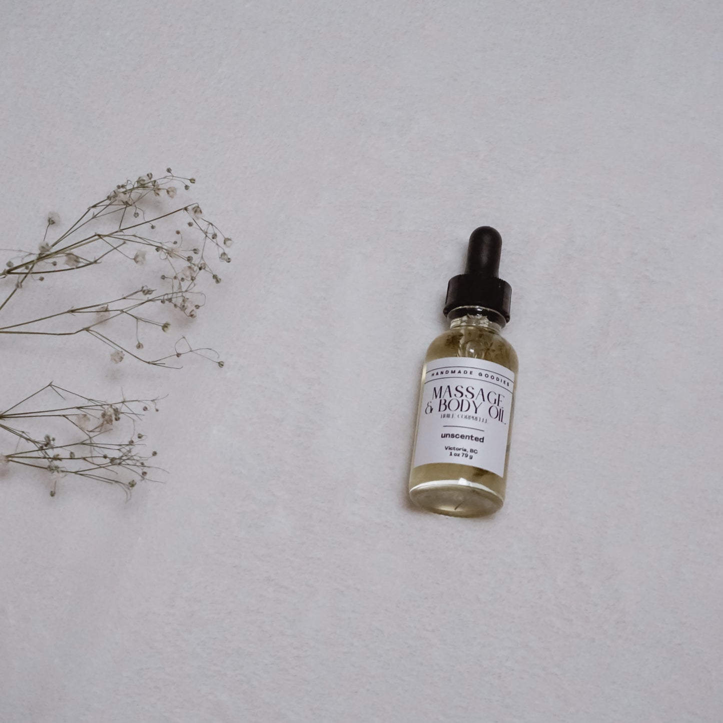 Unscented Massage and Body Oil