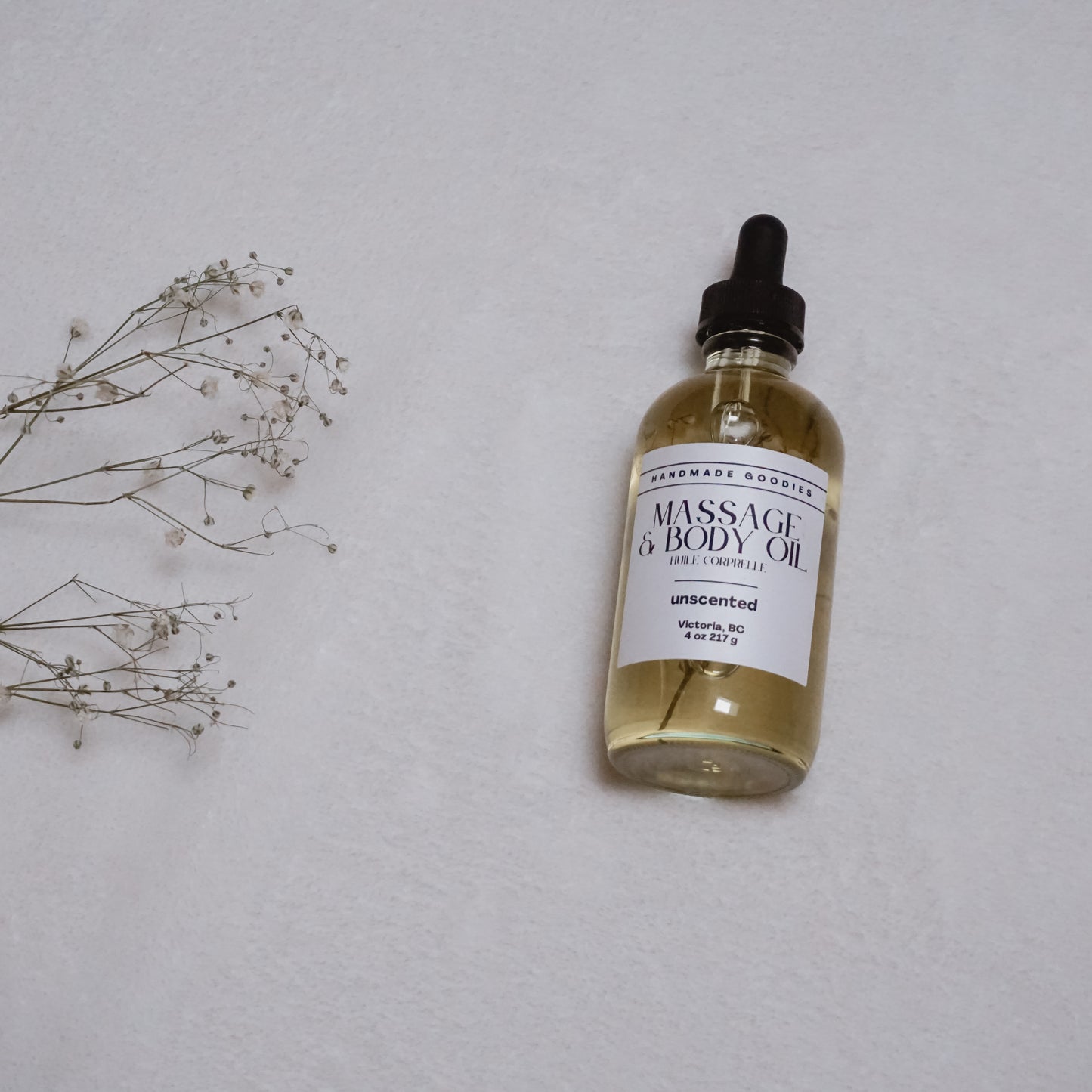 Unscented Massage and Body Oil